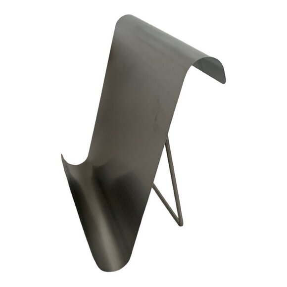 Stainless Steel Book Holder Cookbook Stand Portable Table Easel Foldable Display - Picture 2 of 4